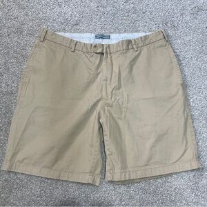 Peter Millar Shorts Mens Size 40 Tan Winston Washed Twill Pima Cotton Golf
